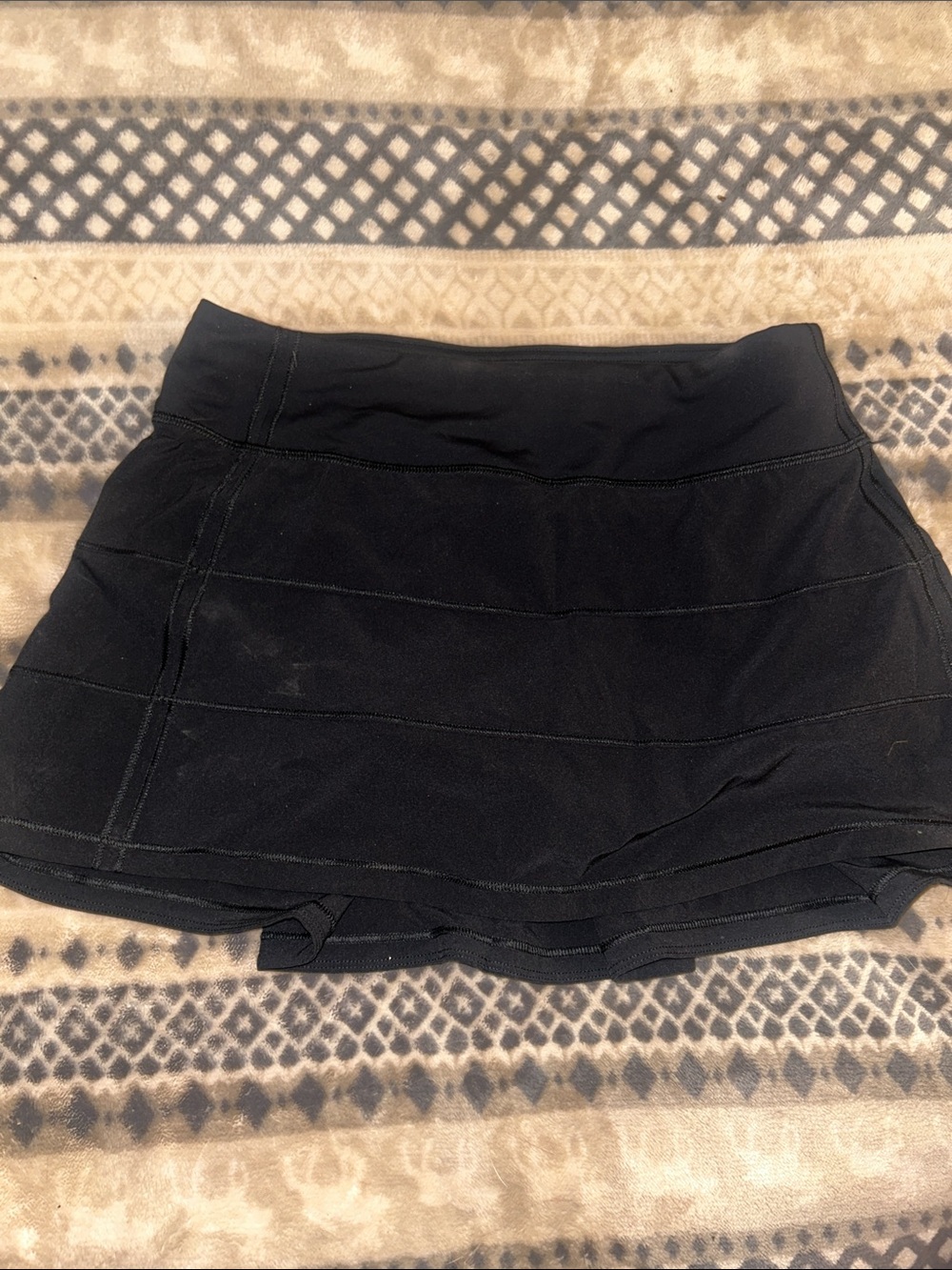lululemon athletica Black Athletic skirt short mini sz XS